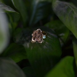 Anillo Primavera (Agata verde)